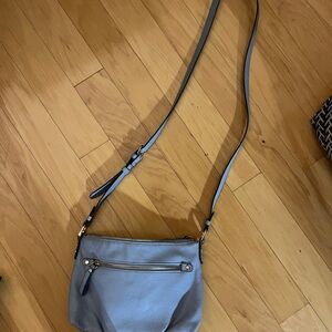 Blue Leather Purse